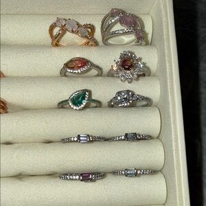 Bomb party ring lot- 10 rings total